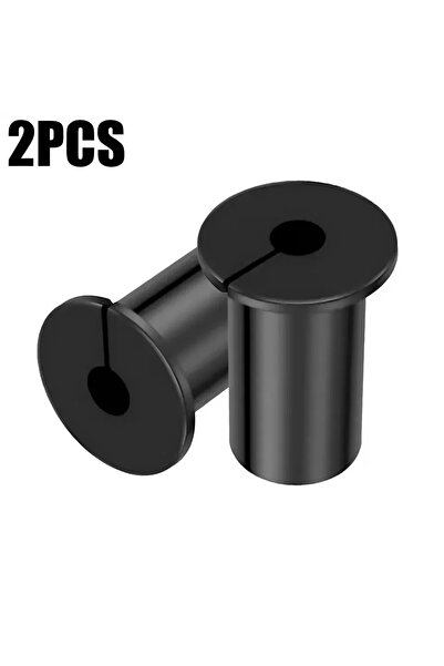 Choice3 2PCS Black Wall Grommets 3/4 Inch Wall Bushing Grommet for Ethernet C...