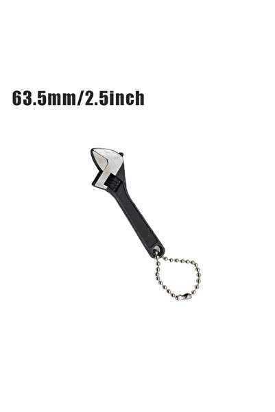 choice2 2.5inch Black 1Pc Steel 2.5Inch-4Inch Black/Silver Monkey Wrench Mini...