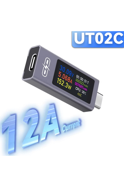 Choice UT02C UT02C Type-C USB Tester Multi-function Digital Display Voltage C...