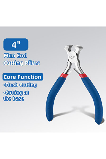 Choice6 كماشة قطع الأطراف، كماشة صغيرة، كماشة قطرية، كماشة سلكية ذات فم مستدي...