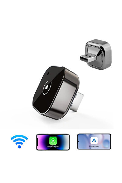 Choice4 2in1 Mini Carplay Wireless CarPlay Android 2026 New Smart Auto Adapte...