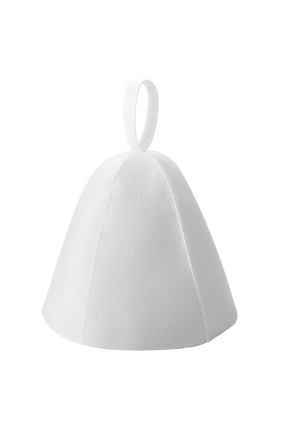 Choice white Thicken Wool Felt Sauna Hat Hair Protection Spa Sauna Accs For B...