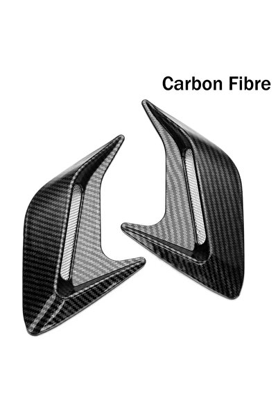 Choice Carbon Fibre Carbon Fiber Universal Car Shark Gills Fender Side Air Fl...