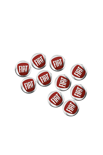 Choice مجموعة من 10 ملصقات شعار مفتاح السيارة من الألومنيوم، مقاس 14 مم، لسيا...