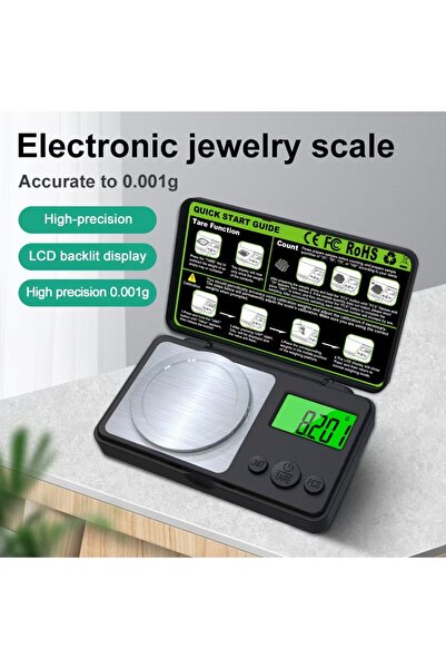 choice2 ميزان مجوهرات احترافي 100 غرام، دقة 0.001 غرام، شاشة عرض إلكترونية، د...