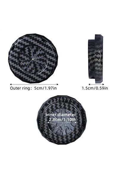 Choice As Shown Push Start Button Cover Carbon Fiber Push Start Button Igniti...