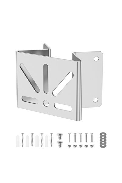 Choice حامل كاميرا أمان يعمل بالطاقة الشمسية يُثبت على زاوية الحائط، قطعة واح...