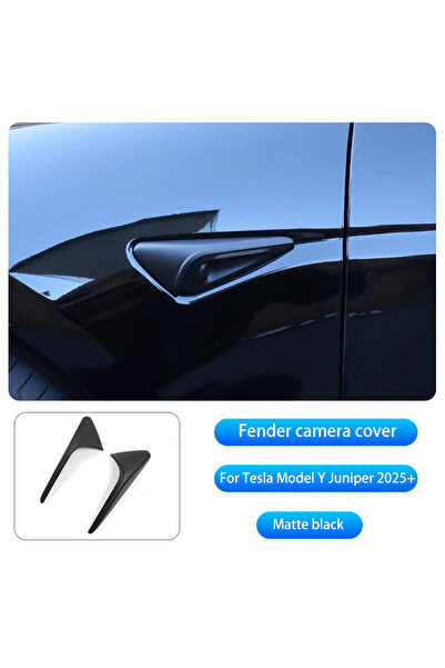 Choice غطاء كاميرا جانبية من مادة ABS سوداء غير لامعة بتصميم كربوني من مادة A...