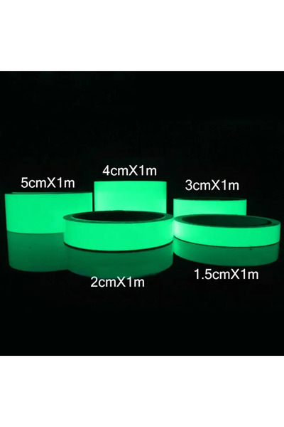 Choice 10mm 5m green Glow Double Sided Tape Waterproof Adhesive Fluorescent E...
