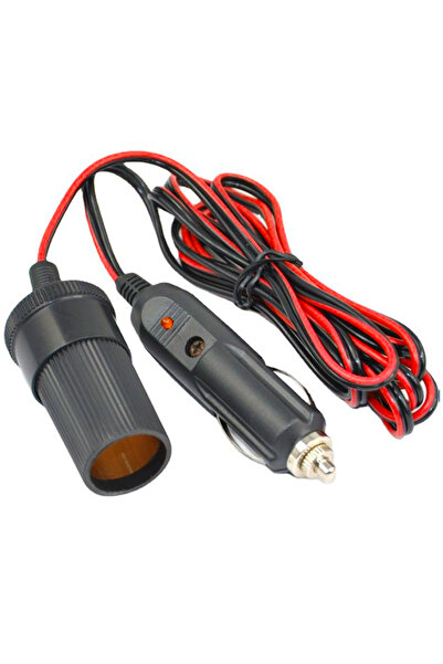 Alloet 5 Meter 2M/5M Car Cigarette Lighter Extension Cable 12/24V 10A Car Cha...