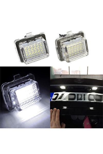 Choice مصباحان LED أبيض 6000 كلفن للوحة ترخيص سيارة مرسيدس بنز الفئة C W205 C...
