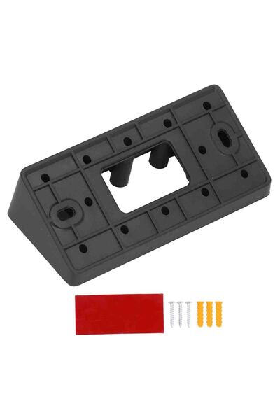 Choice حامل جرس باب أسود، حامل جرس باب فيديو، يُثبت على الحائط، لا حاجة للثقب...