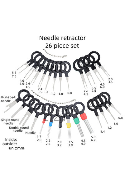 Choice17 26-piece set Car Terminal Removal Tool Kit - Wiring Harness Connecto...