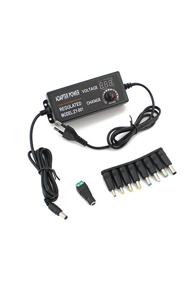 Choice1 محول الاتحاد الأوروبي مع 9 مقابس تيار متردد مزود طاقة قابل للتعديل 3 ...