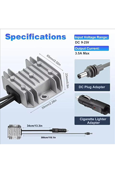 Choice 30V 12V 3.5A Step up Converter for Starlink Mini 12V/24 to 30V 3.5A wi...