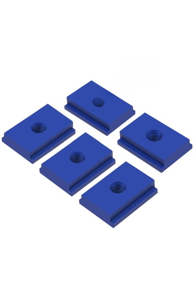 Choice4 5 قطع من صواميل M8 زرقاء، M6 وM8 ذات فتحة T، منزلقات T30 على مسار T، ...