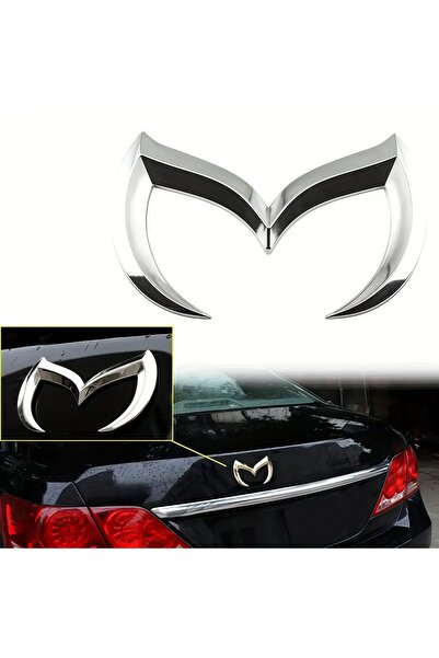 Choice Silver Sporty Metal'M' Rear Trunk Badge Decal Emblem Rear Trunk Evil m...
