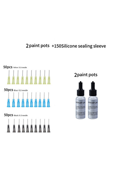 Choice 2and150 YD-MX116A No-Clean Airbrush Kit for Model Painting Furniture R...