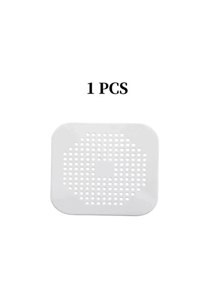 Choice سدادة سيليكون مربعة بيضاء اللون، قطعة واحدة، ماصة للماء، مناسبة للمصار...