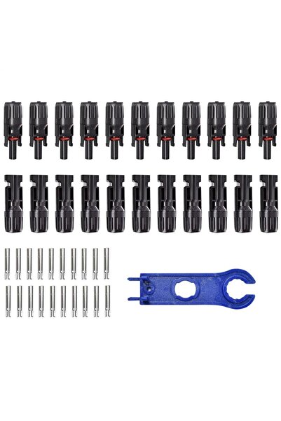 Choice كما هو موضح، 10 أزواج من موصلات الطاقة الشمسية الكهروضوئية MC4 عالية ا...