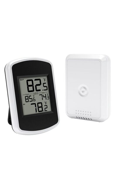 Choice black Wireless Digital Thermometer -40℃~60℃ Wide Range 60s Auto Update...