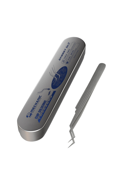 MECHANIC ملقط من الفولاذ المقاوم للصدأ Aax-17 لزراعة رقائق القصدير، مقاوم للت...