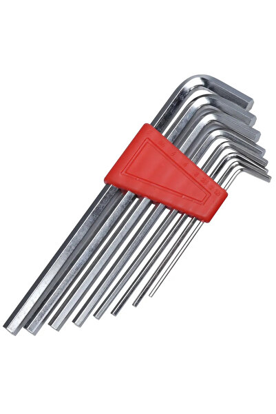 Choice 1 مفتاح ألن كبير مكون من 8 قطع ومفتاح متري ومفتاح بوصة ومفتاح مقاس L و...