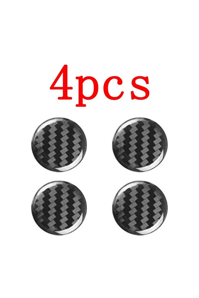 Choice مجموعة من 4 قطع من ملصقات فتحات مفاتيح قفل السيارة المصنوعة من ألياف ا...