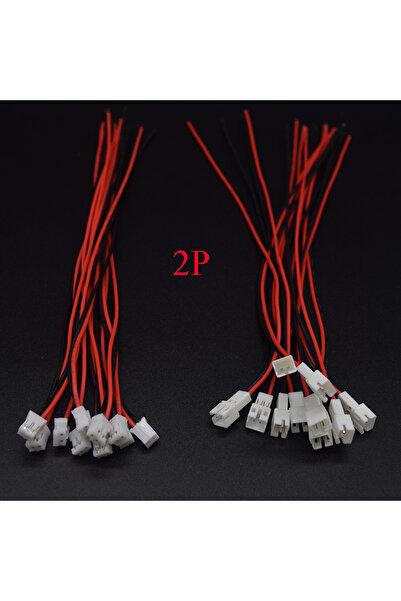 Choice5 100mm Length 5 Pairs 2P 5Pairs Mini Micro JST PH Male Female Plug Con...