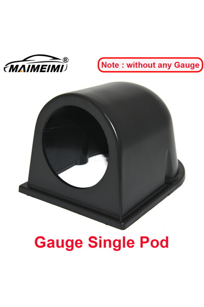 Choice مقياس سرعة دوران المحرك (RPM) أسود اللون، 2 بوصة (52 مم)، مقياس سرعة د...