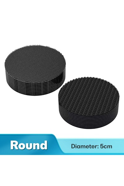 Choice16 10 أزواج (20 قطعة) ملصقات تثبيت السجاد دائرية مزدوجة الجوانب عالية ا...