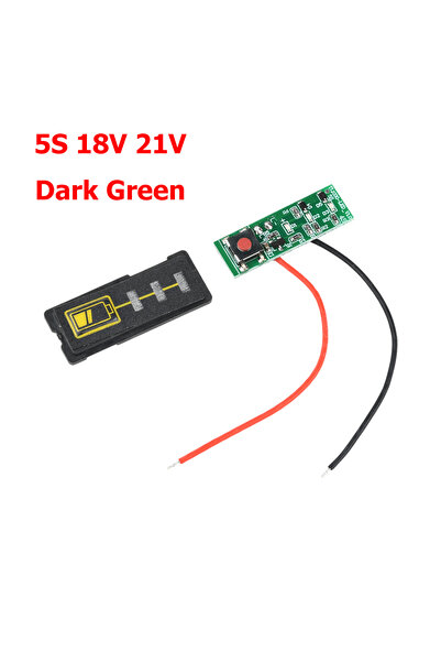 Choice1 بطارية ليثيوم 5S خضراء داكنة، 10S، 5S، شاشة عرض، 18 فولت، 21 فولت، 36...