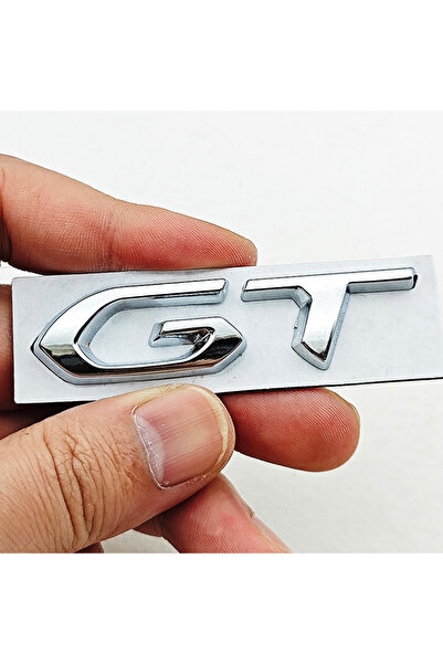 Choice شعار GT معدني ثلاثي الأبعاد مطلي بالكروم، ملصق يُوضع على صندوق السيارة...