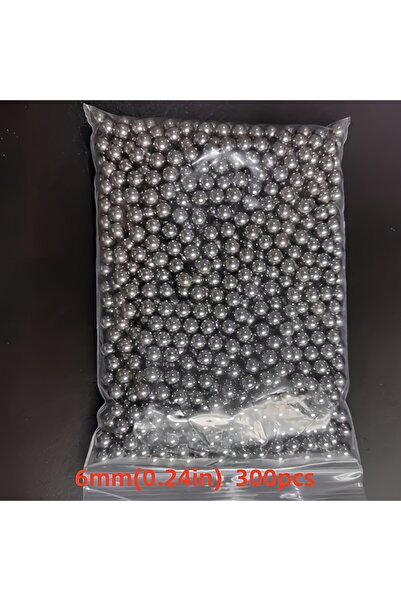 Choice 300 قطعة من كرات الصلب الكربوني عالي الجودة، قطر 6 مم (0.24 بوصة)، مطل...