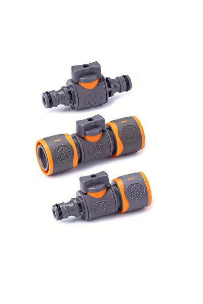 Choice 16mm 3PCS 3PCS 16mm Ball Valve Hose Quick Connect Coupler Extension Fi...