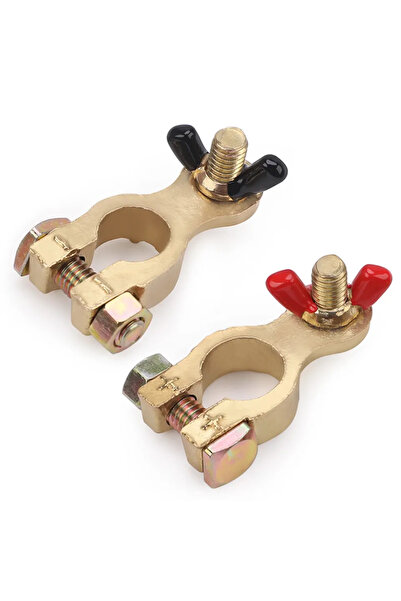 Choice Red and Black Brass Battery Pole Terminals Suitable 12V or 24V Voltage...