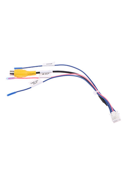 KOQZM محول كابل الرؤية الخلفية RCA A2 قطعة واحدة لراديو ستيريو السيارة، موصل ...