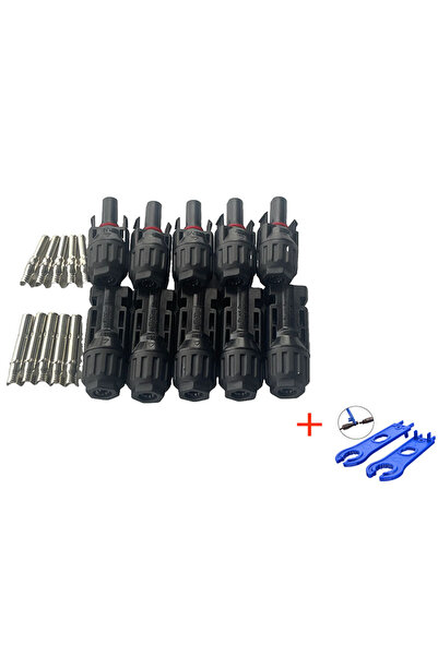 Choice1 5 pairs 1 spanner 5/10 Pairs Solar Connectors PV Plugs 1000V 30A Sola...