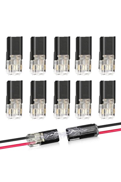 choice2 10pcs 10/25/50PCS Double-Wire Plug-in Connector Pluggable 2 Pin 2 Way...