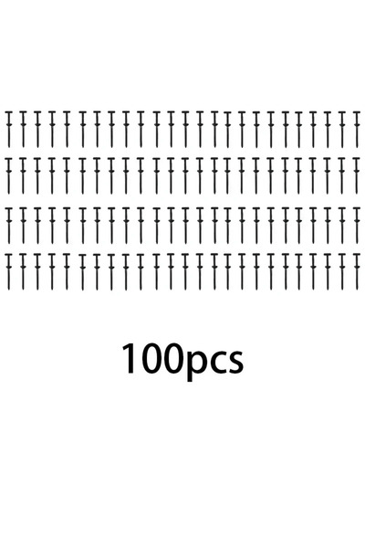 Choice 100 قطعة من مشابك ربط الكابلات المثبتة بمسامير مركزية، مشابك ربط الكاب...
