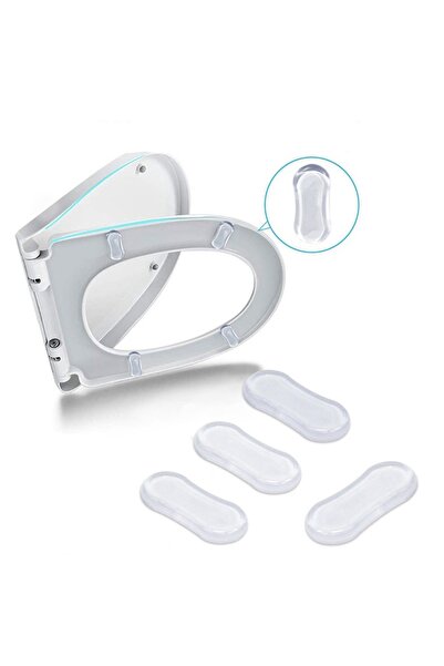 Choice 4PCS/Set Toilet Seat Bumper Anti-collision Cushioning Pads Self-adhesi...