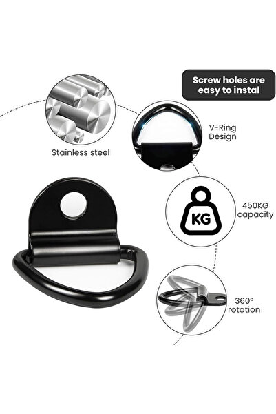 Choice مثبتات ربط الحمولة، حلقات على شكل حرف V، مثبتة بمسامير على المقطورات، ...