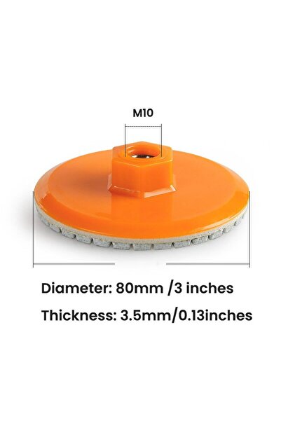 Choice قرص تلميع وتقليم بلاط السيراميك 80 مم، قطعة واحدة، مناسب لتلميع الرخام...