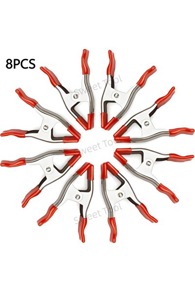 Choice1 8 قطع من مشابك الخيام المعدنية الزنبركية مقاس 4 بوصات، 8 قطع من مشابك...