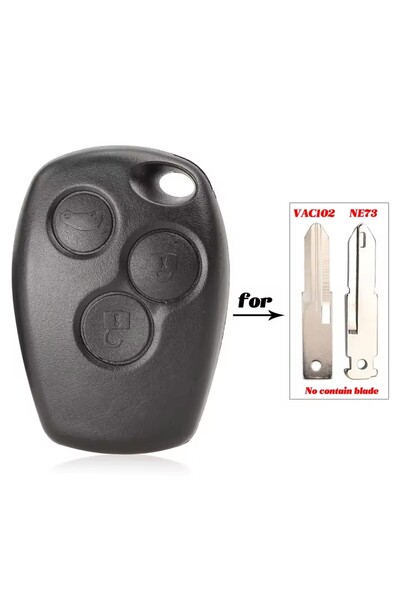 choice2 3B Key Shell A 2/3 Butt Remote Car Key Shell Cover Case Styling For R...