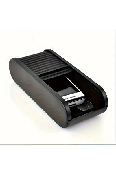 Choice صندوق تخزين النقود المعدنية في الكونسول الوسطي للسيارة باللون الأسود