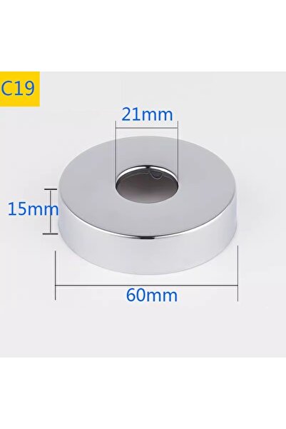 Choice C19-2pcs 2PCS Stainless Steel Water Pipe Connector 1/2"3/4"1"Faucet De...