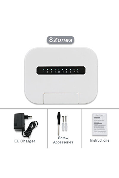 Choice وحدة تحكم بـ 8 مناطق، 6/8 محطات، جهاز تحكم ذكي داخلي للرشاشات من Tuya ...