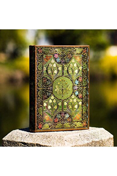 Choice green 256-Page Vintage Floral Journal - Gold Foil Hardcover Diary with...