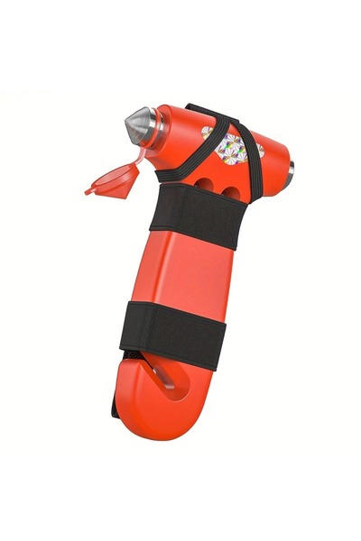 Choice4 مطرقة أمان للسيارة البرتقالية، أداة لكسر الزجاج، أداة للهروب في حالات...